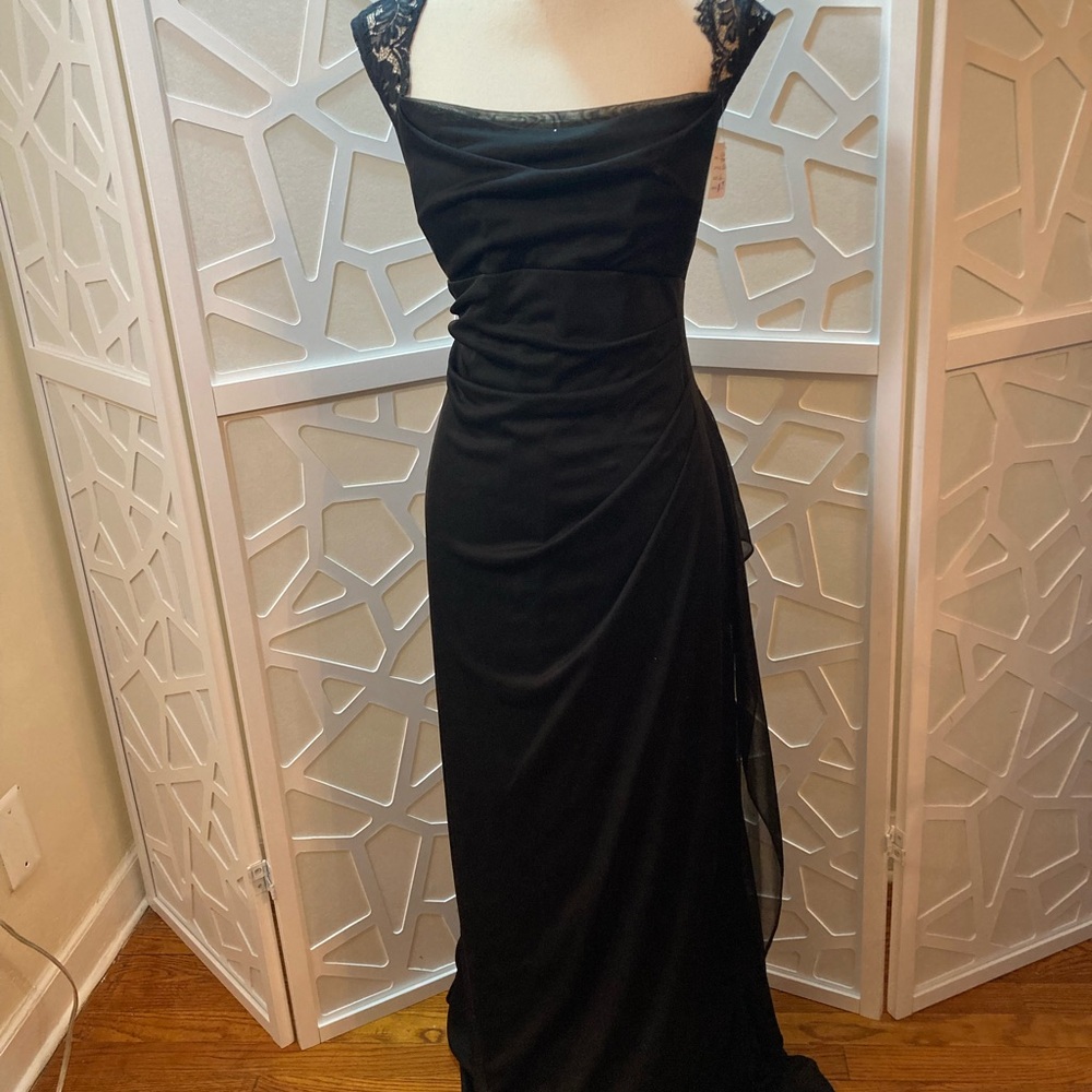 Elegant Black Evening Gown